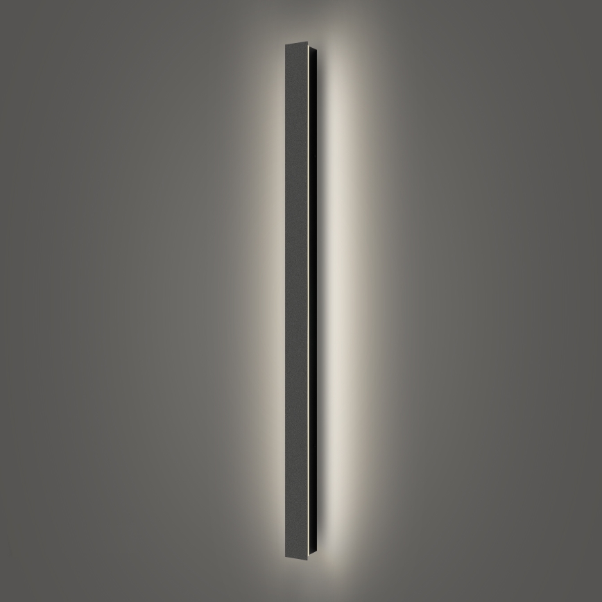 Brilagi - LINEAR LED-ulkoseinävalaisin 22W/230V 4000K IP65 100 cm musta
