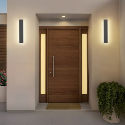 Brilagi - LINEAR LED ulkoseinävalaisin LED/8W/230V 4000K IP65 30 cm antrasiitti CRI 90