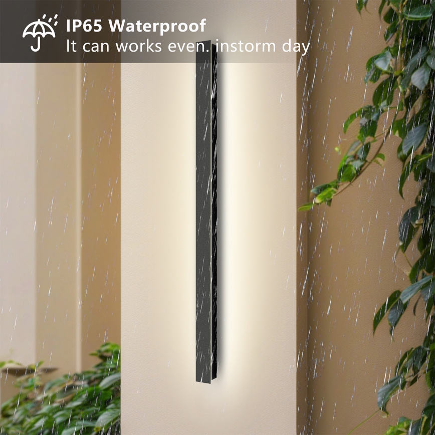 Brilagi - LED-ulko­seinävä­valaisin LINEAR LED/22W/230V 4000K IP65 100 cm musta CRI 90