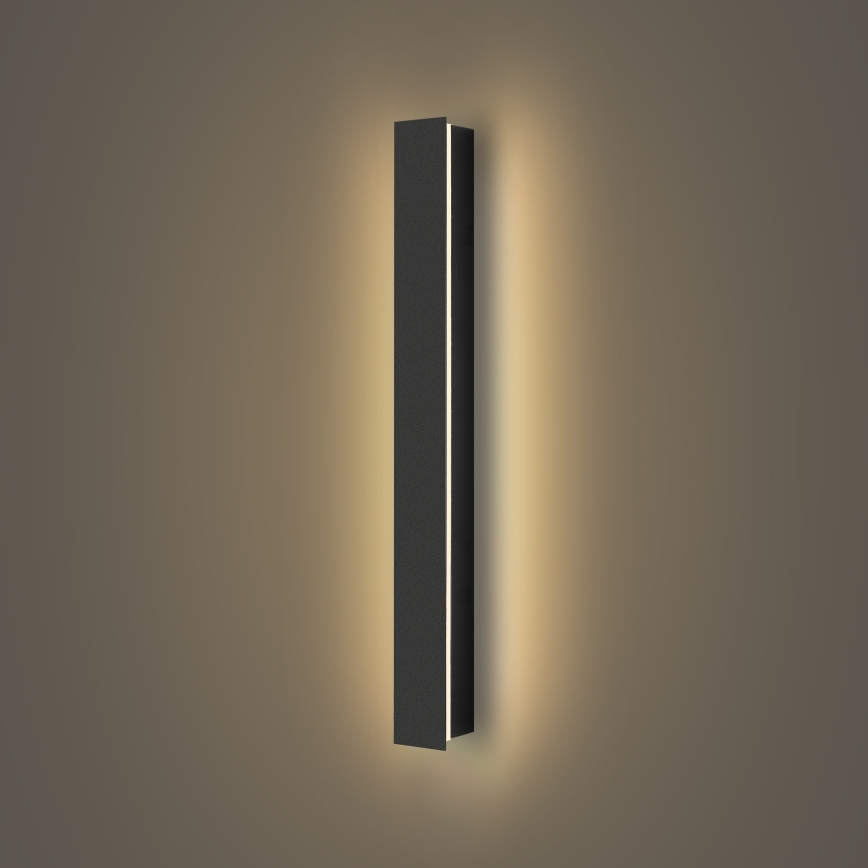 Brilagi - LINEAR ulkoseinävalaisin LED/12W/230V 3000K IP65 50 cm musta