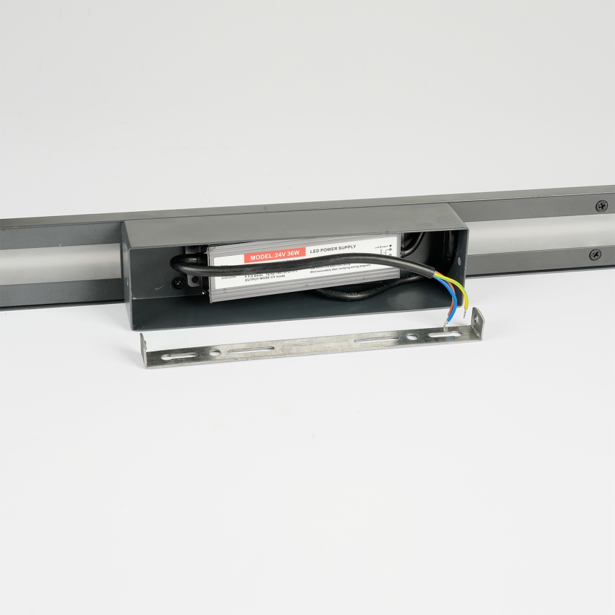 Brilagi - LED-ulkoseinävalaisin LINEO LED/24W/230V 4000K IP65 100 cm antrasiitti CRI 90