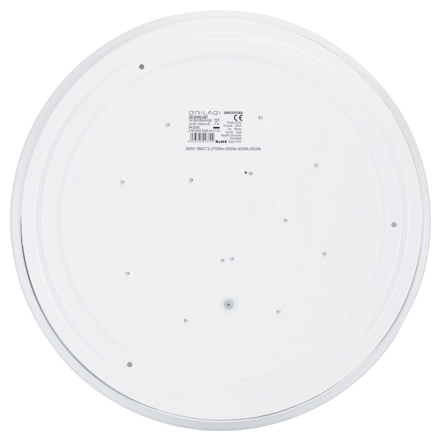 Brilagi - LED-himmennettävä kattovalaisin MILKY WAY LED/24W/230V 3000-6500K Ø 38 cm + kaukosäädin