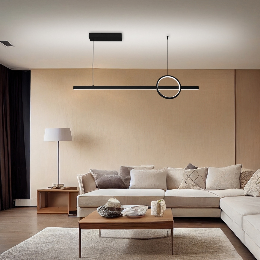 Brilagi - LED himmennettävä kattokruunu köydellä NIVIO LED/20W/230V 3000-6000K + kaukosäädin
