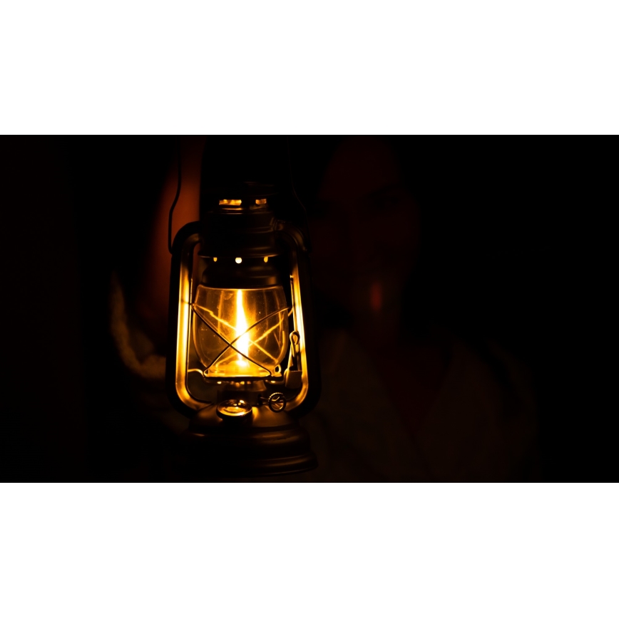 Brilagi - Öljylamppu LANTERN 24,5 cm musta