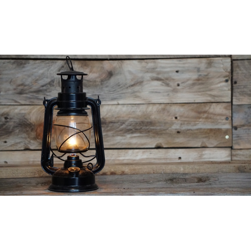 Brilagi - Öljylamppu LANTERN 28 cm musta