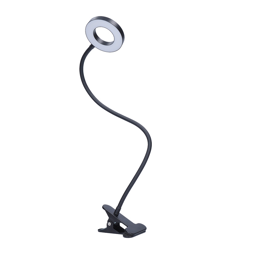 Brilagi - LED himmennettävä lamppu klipsillä ORBELA LED/8W/230V 3000/4000/5000K musta