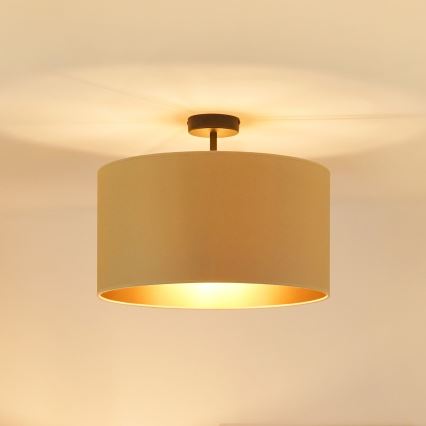 Brilagi - Kiinnitettävä kattovalaisin OREGON ROLLER VEGE 1xE27/15W/230V Ø 45 cm beige
