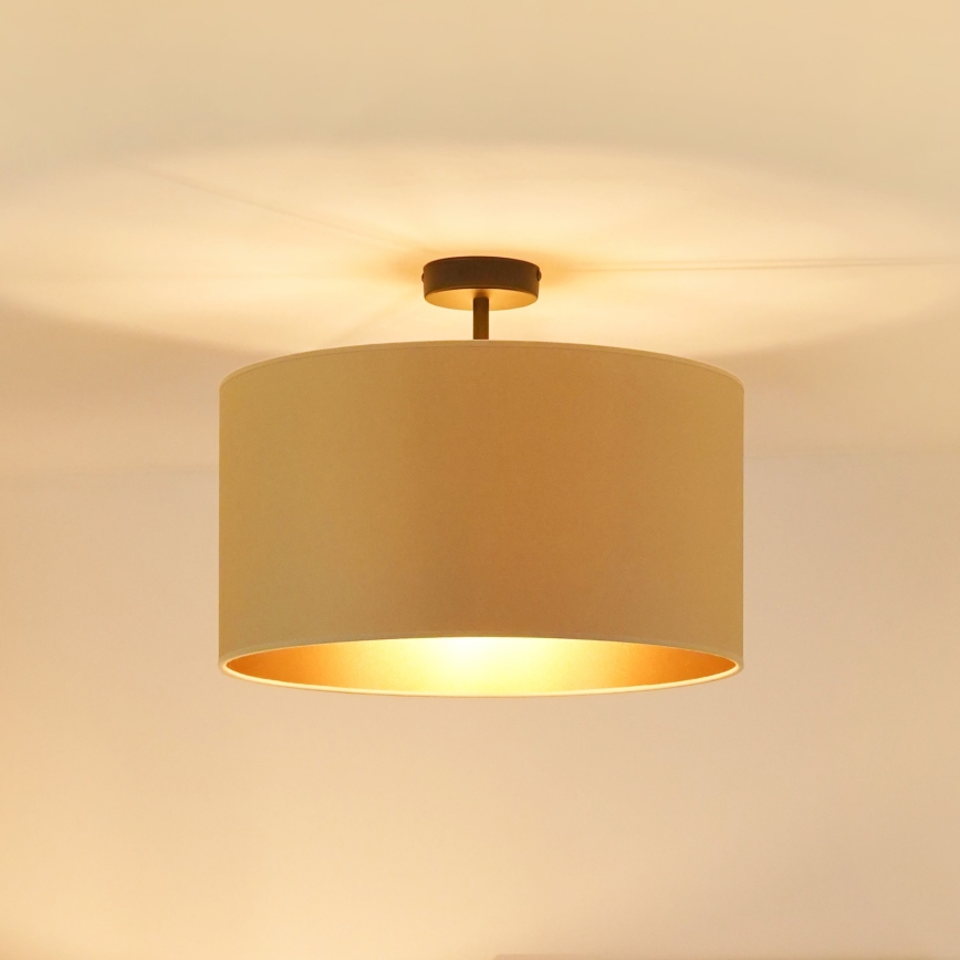 Brilagi - Kiinnitettävä kattovalaisin OREGON ROLLER VEGE 1xE27/15W/230V Ø 45 cm beige