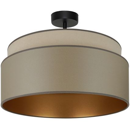 Brilagi - Kiinnitettävä kattovalaisin OREGON VEGE 1xE27/15W/230V Ø 45 cm harmaa