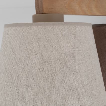 Brilagi - Pinta-asennettava kattovalaisin LATTE 3xE27/60W/230V mänty/sekaväri