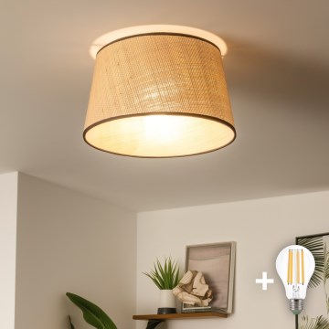 Brilagi - Pinta-asennettava LED-kattovalaisin CERIA 1xE27/40W/230V halkaisija 35 cm beige