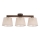 Brilagi - Pintakiinnitteinen kattovalaisin LATTE 3xE27/60W/230V mänty/beige
