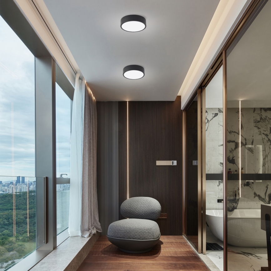 Brilagi - POOL LED -kattovalaisin LED/18W/230V, 3000/4500/6000K, Ø 20 cm, musta