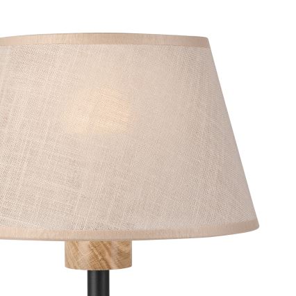 Brilagi - Pöytävalaisin ANTHONY 1xE27/60W/230V tammi/beige