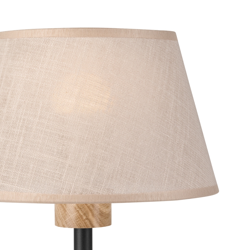 Brilagi - Pöytävalaisin ANTHONY 1xE27/60W/230V tammi/beige