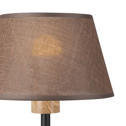 Brilagi - Pöytävalaisin ANTHONY 1xE27/60W/230V tammi/ruskea