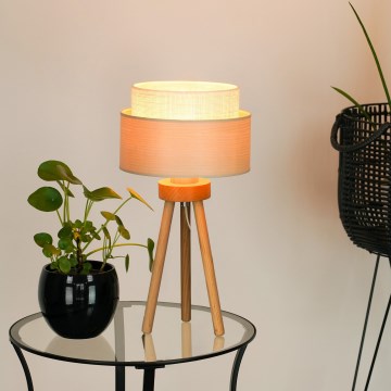 Brilagi - Pöytävalaisin ARIZONA BOHO 1xE27/15W/230V beige