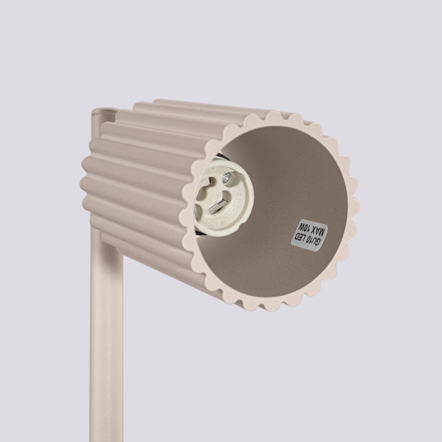 Brilagi - Pöytävalaisin CRESTO 1xGU10/10W/230V taupe