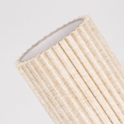 Brilagi - Pöytävalaisin NORDIC WAVE 1xE27/15W/230V pellava/valkoinen