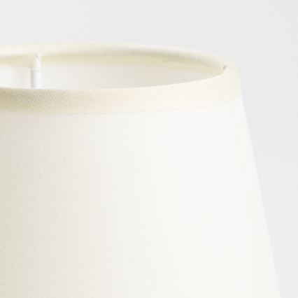 Brilagi - Pöytävalaisin NUBILA WOOD 1xE27/25W/230V tammi/kerma