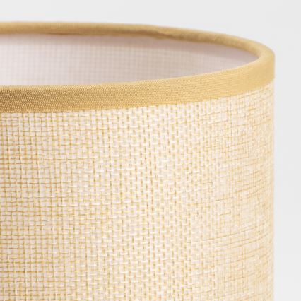 Brilagi - Pöytävalaisin NUBILA WOOD 1xE27/25W/230V tammi/vaaleanruskea