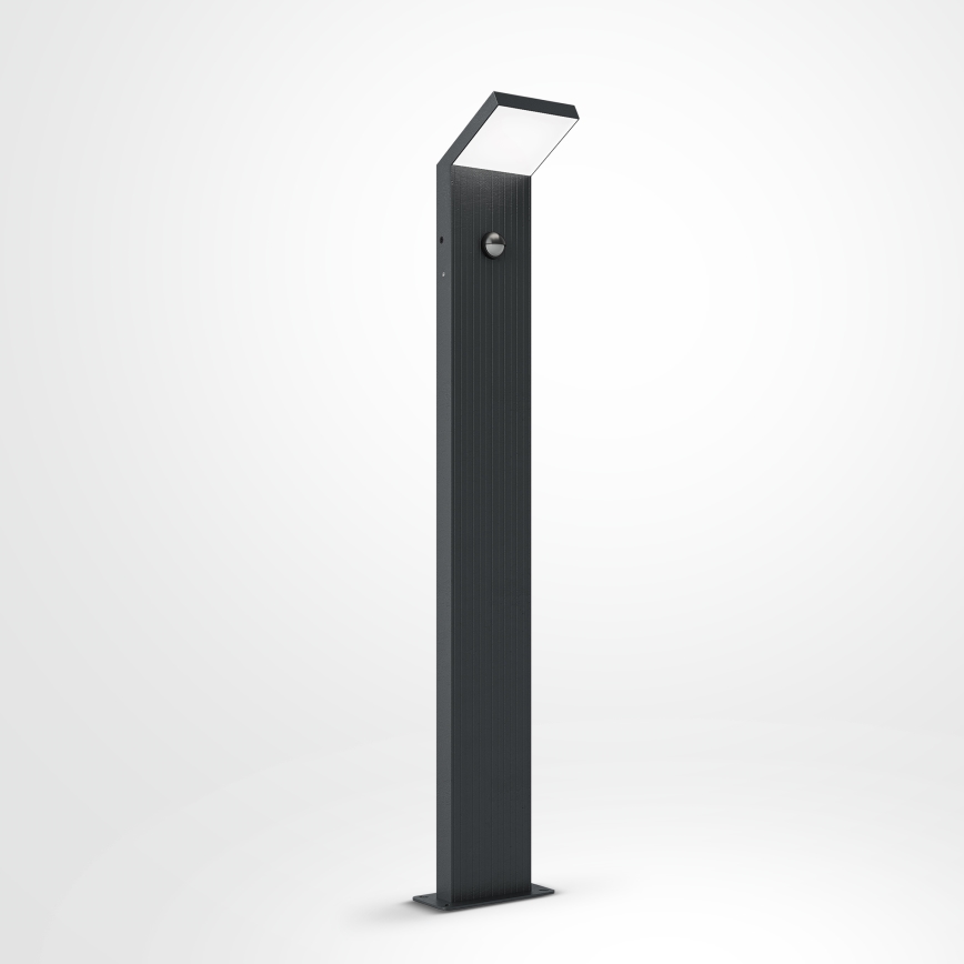 Brilagi - LED ulkovalaisin liiketunnistimella RIANO LED/8W/230V antrasiitti IP65