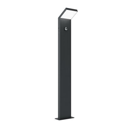 Brilagi - LED ulkovalaisin liiketunnistimella RIANO LED/8W/230V antrasiitti IP65