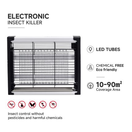 Brilagi - Sähköinen hyönteisansa 2xUV/7,5W/230V 90 m2