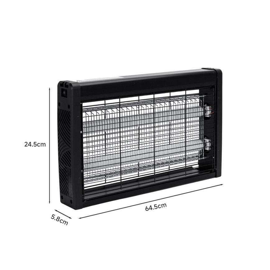 Brilagi - Sähköinen hyönteisloukku 2xUV/20W/230V 100 m2