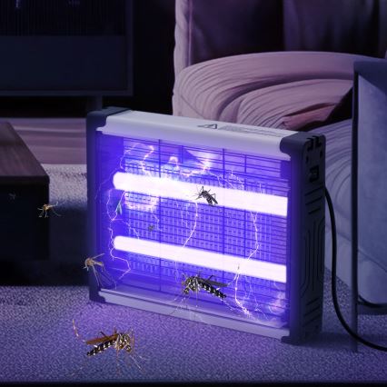 Brilagi - Sähköinen hyönteisloukku 2xUV/3W/230V 30 m2