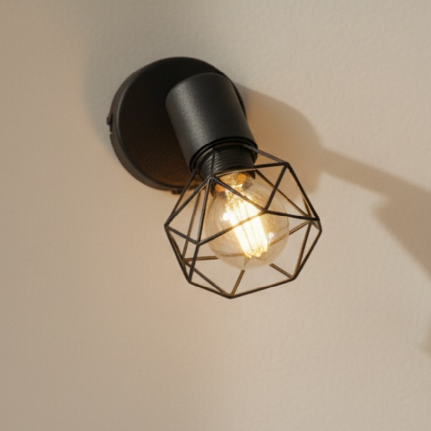 Brilagi - Seinään asennettava kohdevalaisin CAGE 1xE14/40W/230V