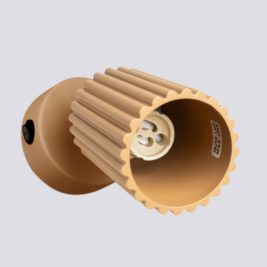 Brilagi - Seinäkohdevalo CRESTO 1xGU10/10W/230V kulta