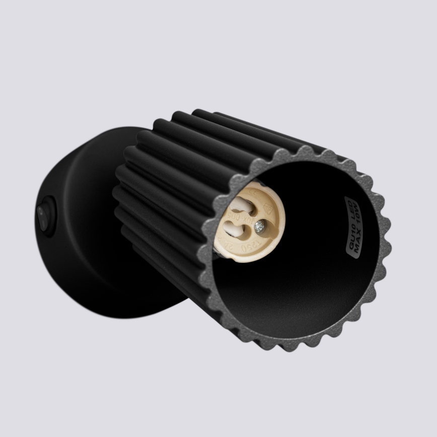 Brilagi - Seinäkohdevalo CRESTO 1xGU10/10W/230V musta