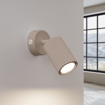 Brilagi - Seinäkohdevalo CRESTO 1xGU10/10W/230V taupe