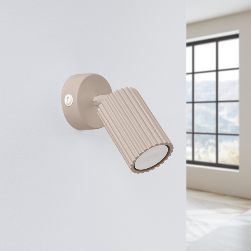 Brilagi - Seinäkohdevalo CRESTO 1xGU10/10W/230V taupe