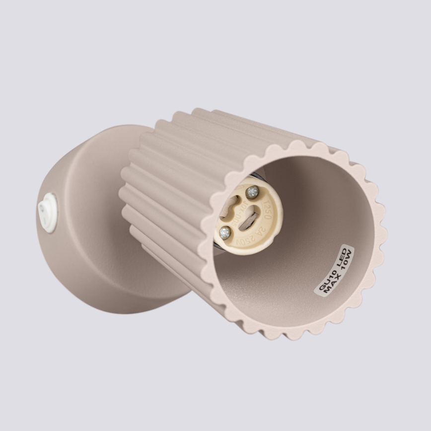 Brilagi - Seinäkohdevalo CRESTO 1xGU10/10W/230V taupe