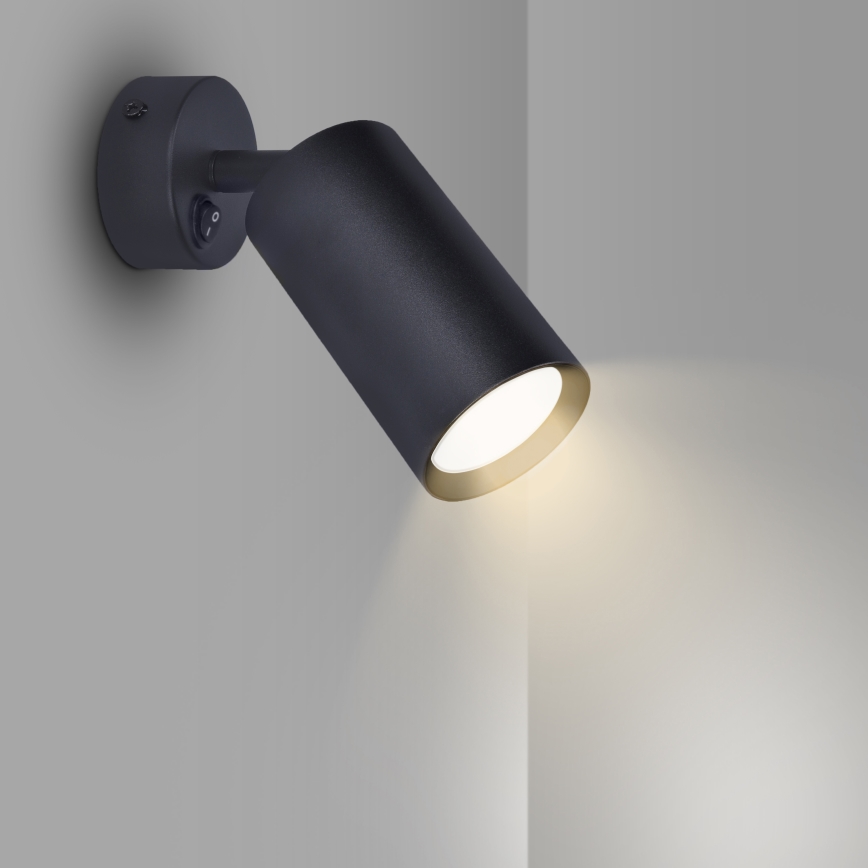 Brilagi - Seinäkohdevalo SELE 1xGU10/30W/230V musta
