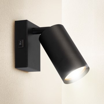 Brilagi - Seinäkohdevalo SELE 1xGU10/30W/230V musta