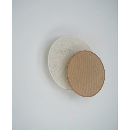 Brilagi - Seinävalaisin CIRCLES 1xE27/15W/230V 35x32 cm beige/kerma