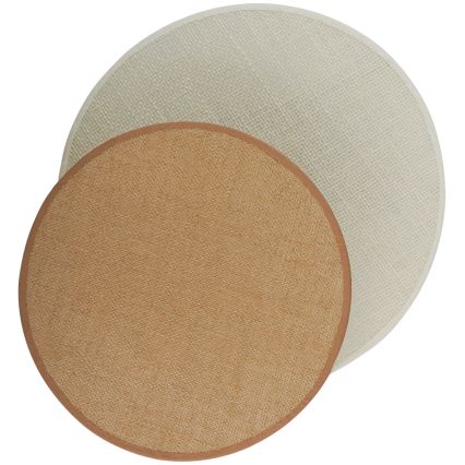 Brilagi - Seinävalaisin CIRCLES 1xE27/15W/230V 45x45 cm beige/kerma