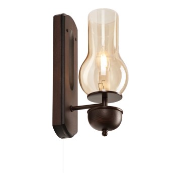 Brilagi - Seinävalaisin COTTAGE 1xE14/40W/230V pyökki/ruskea
