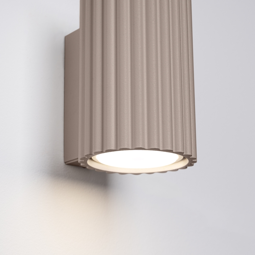 Brilagi - Seinävalaisin CRESTO 2xGU10/10W/230V 10 cm taupe