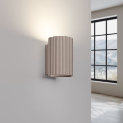 Brilagi - Seinävalaisin CRESTO 2xGU10/10W/230V 10 cm taupe