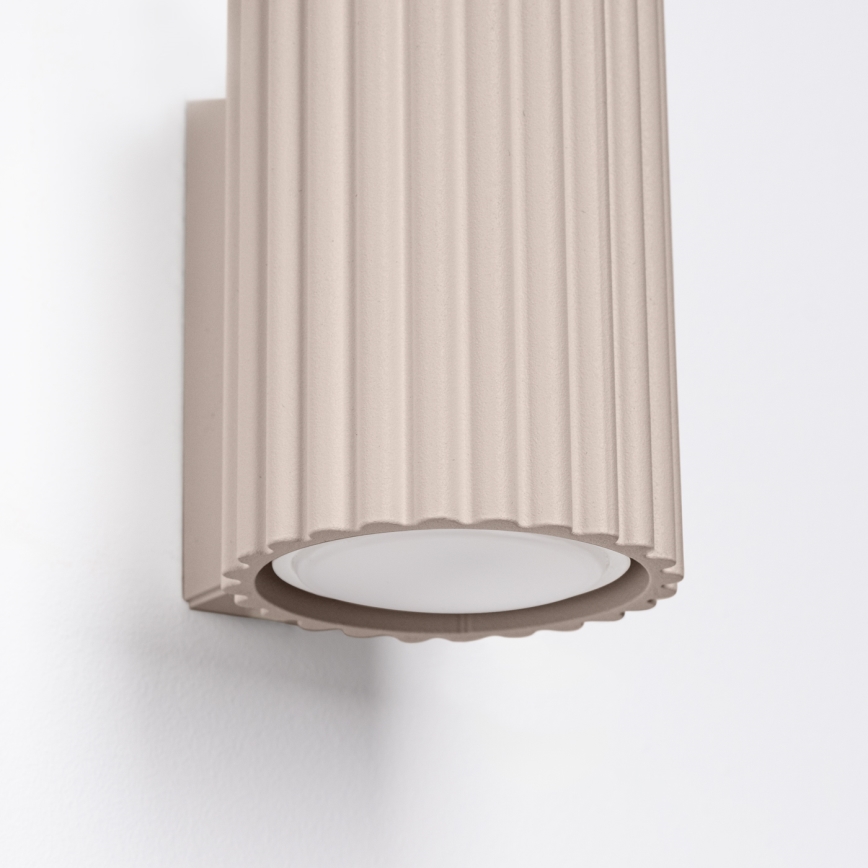 Brilagi - Seinävalaisin CRESTO 2xGU10/10W/230V 10 cm taupe