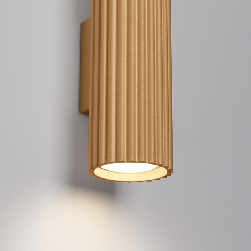 Brilagi - Seinävalaisin CRESTO 2xGU10/10W/230V 20 cm kulta