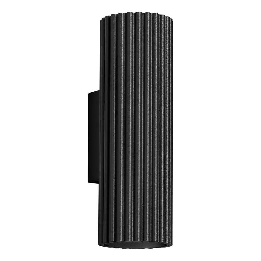 Brilagi - Seinävalaisin CRESTO 2xGU10/10W/230V 20 cm musta