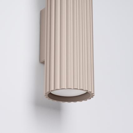 Brilagi - Seinävalaisin CRESTO 2xGU10/10W/230V 20 cm taupe