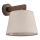 Brilagi - Seinävalaisin LATTE 1xE27/60W/230V mänty/beige