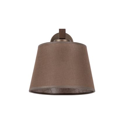 Brilagi - Seinävalaisin LATTE 1xE27/60W/230V mänty/ruskea