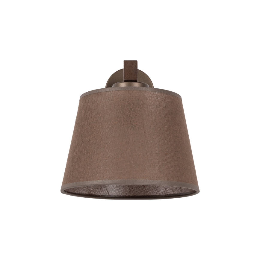 Brilagi - Seinävalaisin LATTE 1xE27/60W/230V mänty/ruskea